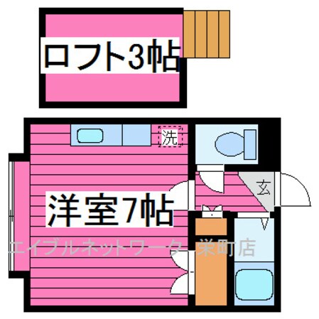 栄町駅 徒歩10分 1階の物件間取画像